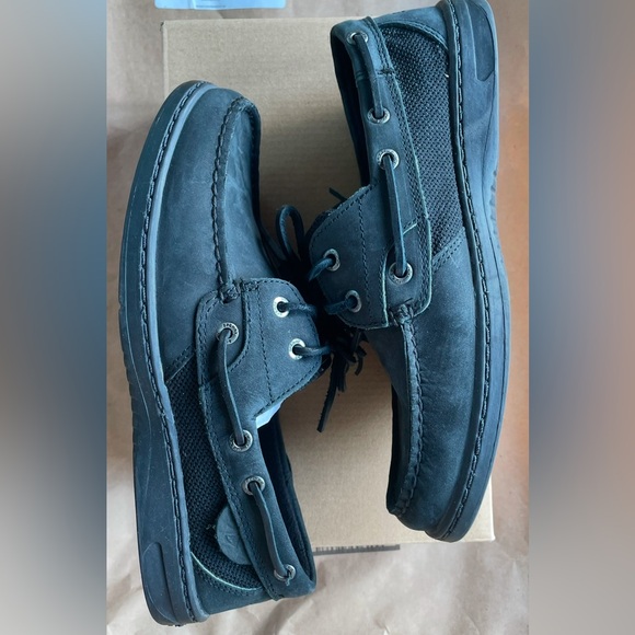 Sperry Women's Bluefish Boat Shoes Loafers Black 8 - Picture 8 of 12